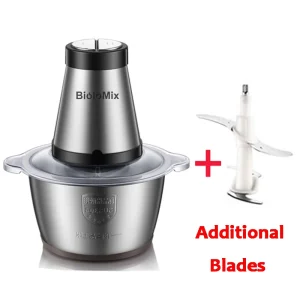 2 Speeds 500W Stainless Steel  Food Processor Slicer