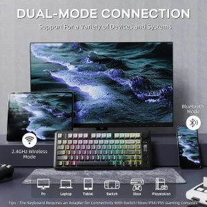 Wireless Membrane Gaming Keyboard