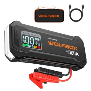 4000A Portable Jump Starter Battery Pack