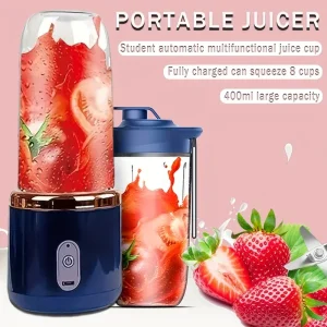 6 Blade 400ML Portable Blender Electric Juicer